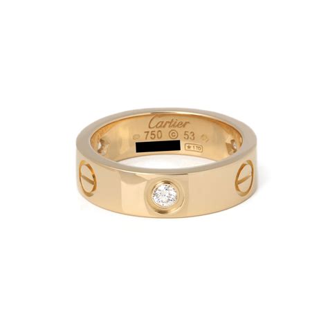 second hand cartier love ring